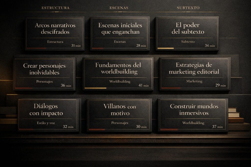 Biblioteca de Masteclass descalzas para escritores