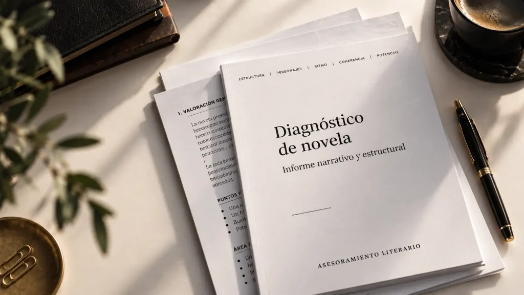 Diagnóstico profesional de novela. Informe de lectura crítica.